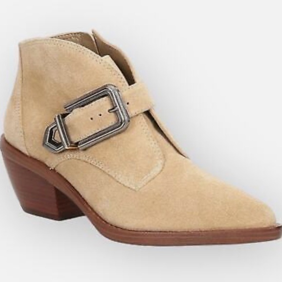 VINCE CAMUTO NEW Ashena Suede Western booties size 8 Size Tan Boots - Picture 12 of 12